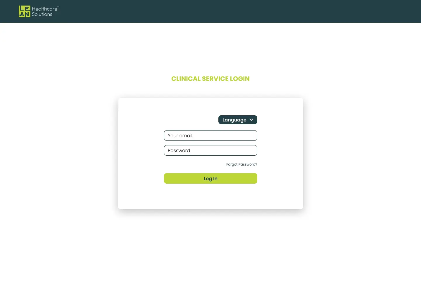EMR: Clinic Operations — Interface 2